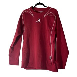 NikeFit Therma Alabama Crimson Tide Pullover Mens M Red Performance Top‎
